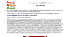 Desktop Screenshot of dabn.com